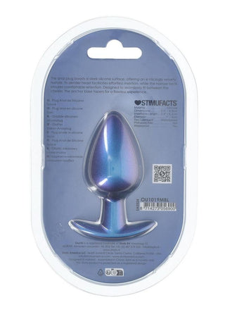 Ouch! Anal Plug Silicone - Large - Metallic