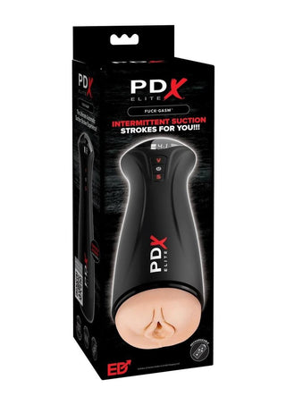 Pdx Elite Fuck-Gasm Rechargeable Male Masturbator - Vanilla