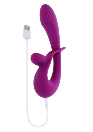 Playboy Cha Cha Slide Rechargeable Silicone Dual Vibrator