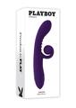 Playboy Curlicue Rechargeable Silicone Rabbit Vibrator