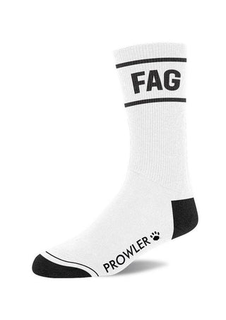 Prowler Red Fag Socks - Black/White