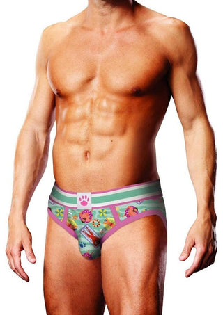 Prowler Swimming Brief - Blue/Multicolor - Small