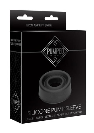 Pumped Silicone Pump Sleeve - Black - Large