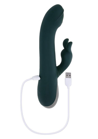 Rabbit Tap Tap Rechargeable Silicone Dual Vibrator