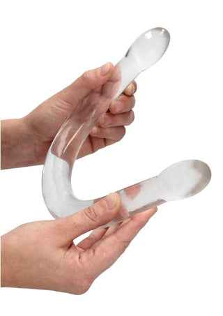 Realrock Crystal Clear Non Realistic Double Dildo