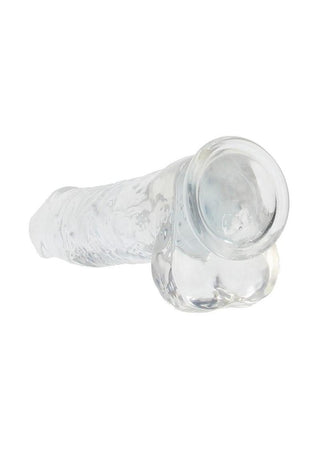 Realrock Crystal Clear Realistic Dildo with Balls