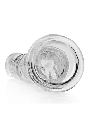 Realrock Crystal Clear Straight No Balls Dildo