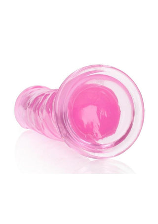 Realrock Crystal Clear Straight No Balls Dildo