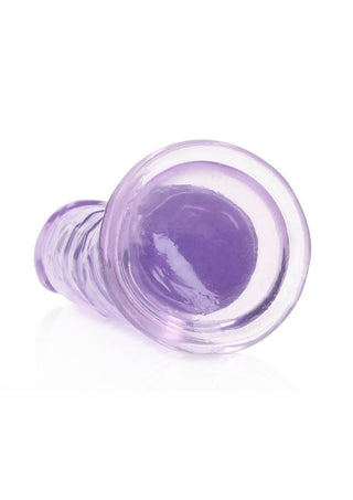 Realrock Crystal Clear Straight No Balls Dildo