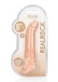 Realrock Skin Penis Extender with Rings - Vanilla - 8in