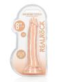 Realrock Skin Realistic Dildo Without Balls - Vanilla - 8in