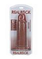 Realrock Ultra Realistic Skin Extra Thick No Balls - Caramel - 10in