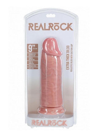 Realrock Ultra Realistic Skin Extra Thick No Balls - Vanilla - 9in