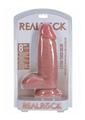 Realrock Ultra Realistic Skin Extra Thick with Balls - Vanilla - 8in