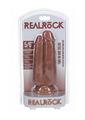 Realrock Ultra Realistic Skin Two In One - Caramel - 5in/6in