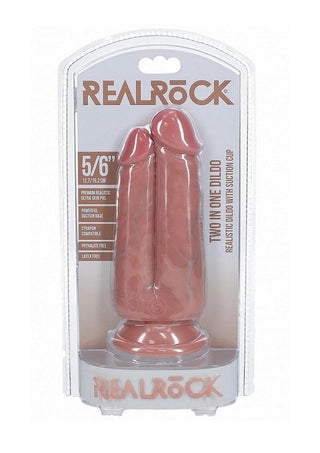 Realrock Ultra Realistic Skin Two In One - Vanilla - 5in/6in