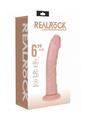 Realrock Vibrating Cock Regular Curved - Vanilla - 6in