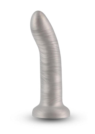 Royals Charlie Silicone Dildo - Silver - 7in