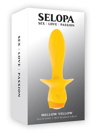 Selopa Mellow Yellow Rechargeable Silicone Vibrating Plug - Yellow