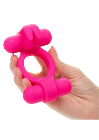 Silicone Rechargeable Rockin' Rabbit Cock Ring