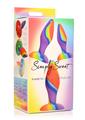 Simply Sweet Rainbow Silicone Butt Plug