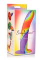 Simply Sweet Rainbow Silicone Dildo