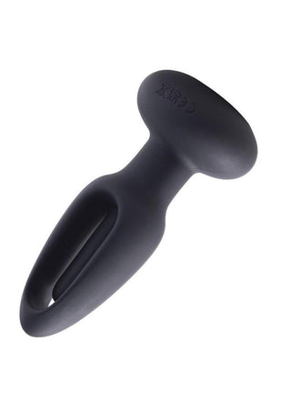 Snuggy Tapping Rechargeable Silicone Prostate Massager Butt Plug Anal Vibrator