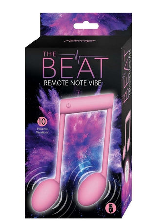 The Beat Rechargeable Silicone Note Vibrator - Pink