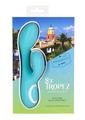 Wonderlust St Tropez Rechargeable Silicone Dual Vibrator - Teals