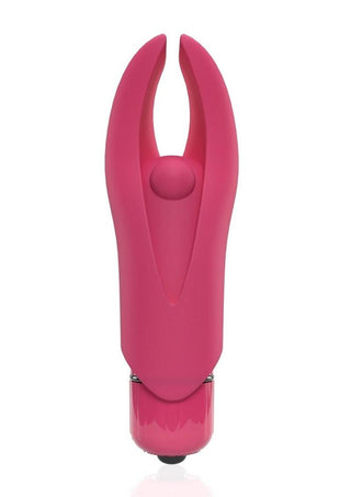 4b Demon Rechargeable Silicone Mini Clitoral Stimulating Vibrator - Strawberry