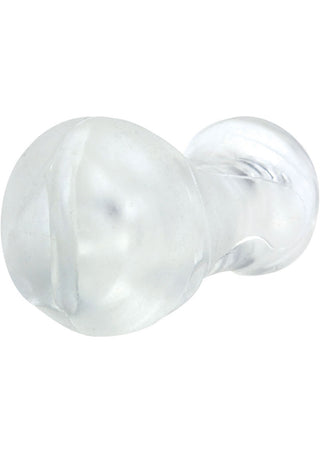 Adam and Eve Cyberskin Crystal Pussy Stroker - Clear