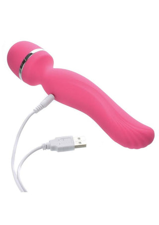 Adam and Eve The Intimate Curves Rechargeable Silicone Wand Massager