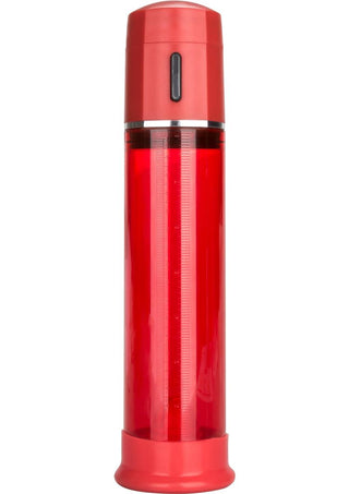 Advanced Fireman's Pump Fully Automated One-Hand Control Penis Pump - Red