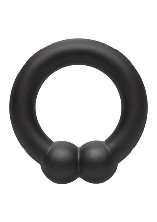 Alpha Liquid Silicone Sexagon Ring - Black