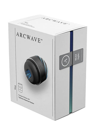 Arcwave Voy Silicone Dual End Adjustable Compact Stroker - Black/Grey