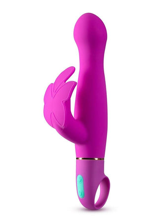 Aria Naughty AF Silicone Vibrator - Plum/Purple