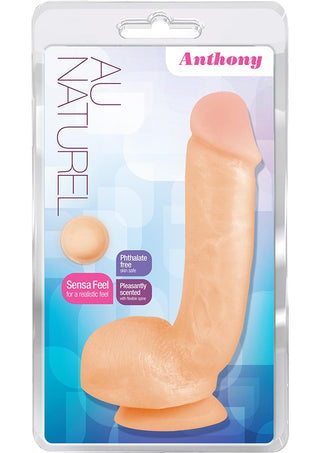 Au Naturel Anthony Dildo - Flesh/Vanilla - 8.5in