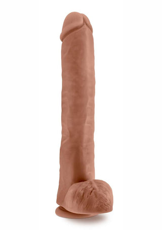 Au Naturel Daddy Sensa Feel Dual Density Dildo with Balls