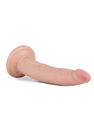 Au Naturel Jack Dildo with Suction Cup - Flesh/Vanilla - 7in