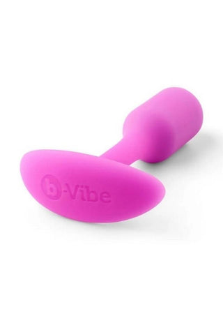 B-Vibe Snug Plug 1 Silicone Weighted Butt Plug - Fucshia