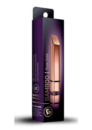 Bamboo 10 Speed Mini Vibrator - Gold/Rose Gold