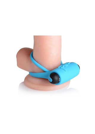 Bang! Silicone Rechargeable Cock Ring and Bullet with Remote Control