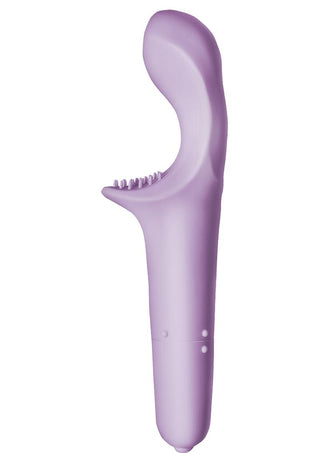 Bela Clit Teaser Vibrating Silicone Massager Vibrator - Lavender/Purple