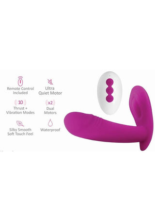 Bliss Power Punch USB Magnetic Rechargeable Silicone Dual Vibe Vibrator Waterproof