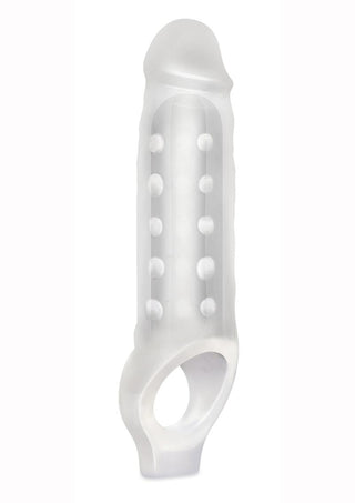 Blue Line C and B Gear Mighty Extender Penis Sleeve - Clear