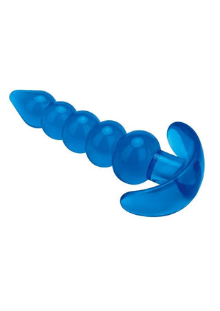 Blue Line Medium Beaded Anal Plug