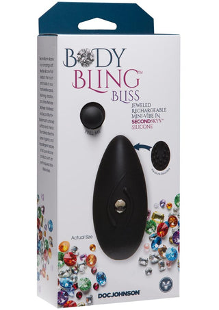 Body Bling Bliss Mini Vibe Silver Multispeed Waterproof - Silver