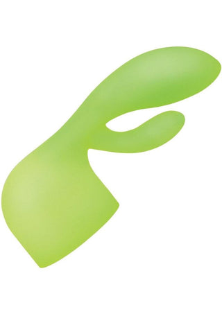 Bodywand Rabbit Wand Silicone Attachment - Glow In The Dark/Green