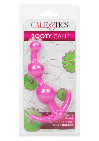 Booty Call Booty Beads Silicone Anal Beads - Pink