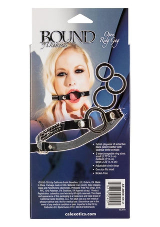 Bound By Diamonds Open Ring Gag